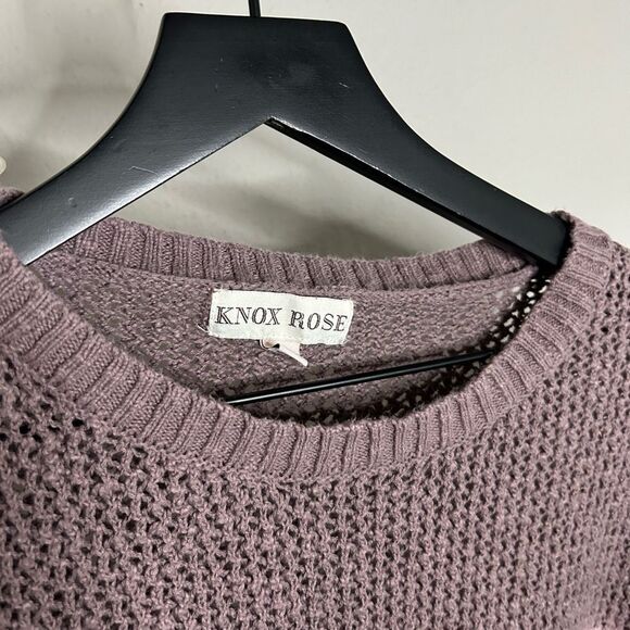 Knox Rose Purple Tie Dye Rainbow Sweater Size L - Picture 8 of 10